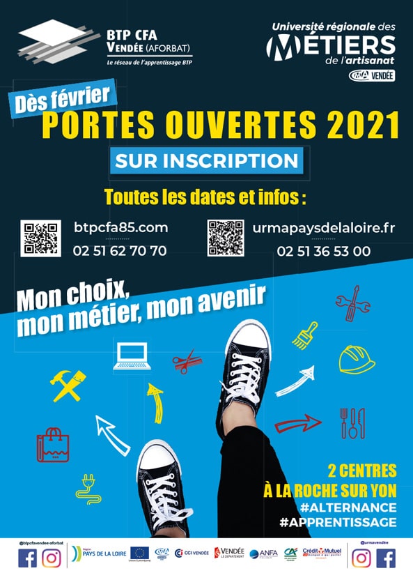Affiche JPO 2021 URMA Vendée