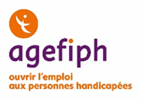 Logo agefiph - ouvrir l'emploi aux personnes handicapées