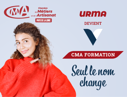 CMA Pays de la Loire | CMA Formation devient CMA Formation | Seul le nom change